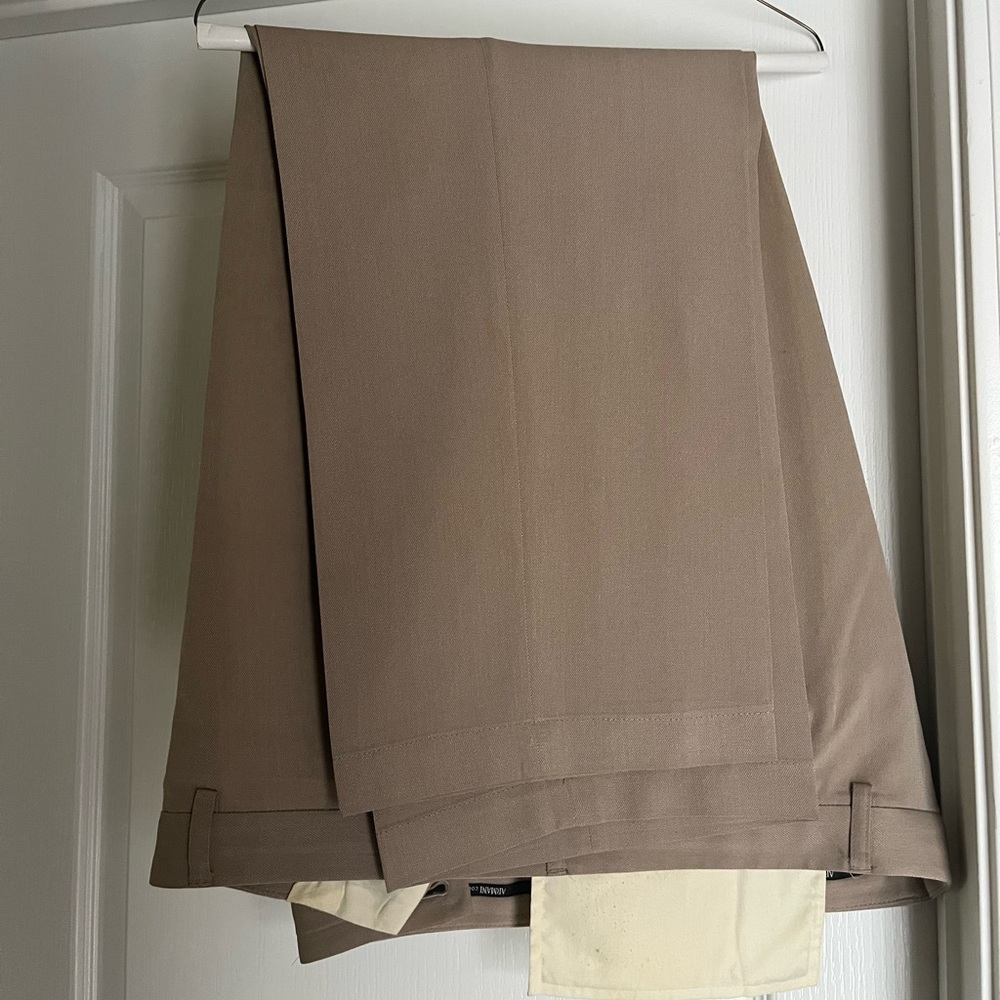 Tan Armani Slacks